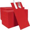 Fiesta de Cena Transfronteriza Boda Navidad Servilletas de Lino de Colores Bolsillo para Cubiertos Servilletas de Papel Desechables Libres de Polvo