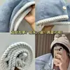 Nueva gorra de secado de cabello de doble capa para mujer, súper absorbente, no suelta pelusa, no necesita secador de pelo, toalla de secado para champú de estudiante, secado rápido de doble capa