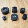 Tapón de tuerca redonda de acero con orificio para tornillo M6 de 16 mm, tapón de tubo, tapón para estante, cabeza de tuerca redonda, almohadilla para patas de muebles