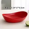 Prato de frutas estilo ins para sala de estar, bandeja para lanches e doces, plástico PP, prato de frutas secas de alta qualidade em formato de lingote para sala de jantar em casa, atacado