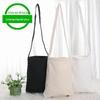 Bolsa de Lona para Presente Personalizada Feminina Transversal de Ombro Bolsa Curta de Tecido Pelúcia Bolsa de Algodão Portátil Impressa Personalizada