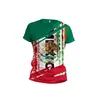 Bandera de Aficionado al Mundial Temática de Usa, Canadá y México Set Cubierta de Coche Cubierta de Coche a Prueba de Polvo Cubierta de Espejo Bandera de Camiseta
