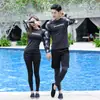 Traje de Buceo para Mujer Flotante de Manga Larga Traje de Baño Traje de Medusa para Pareja Traje Dividido para Surf Traje de Flotación para Hombre