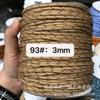 Familia Miu con 3 mm color 108 color punto de salto núcleo de poliéster envuelto en cuerda redonda cuerda para ropa sombrero cuerda para pantalones (longitud ilimitada)