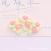 Bonita serie de globos multicolores brillantes, pegamento de crema para hacer uno mismo, carcasa de teléfono móvil casera, tocado de resina, accesorios al por mayor