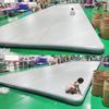 Colchoneta de baile con colchón de aire cepillado y volteable para sala de Taekwondo, colchoneta de gimnasia inflable para parque de trampolines de interior