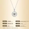 Collar Transfronterizo de Plata Inss925 Nicho Joyería de Alta Gama Moissanita Cadena para Clavícula para Mujer Lujo Ligero Colgante Dinámico