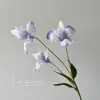Flor Iris Vermelha Líquida Flor de Simulação Flor de Casamento Arte Floral Flor Macia Fileira de Flores Guia de Estrada Alta Inteligente Alice Beleza Chen Arranjo