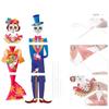 Novo cartão de decoração de festa de Halloween para pátio 2025 inserção pessoas esqueleto decoração de interior e exterior cartão