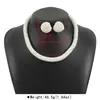 Juego de Collares Gargantilla Corta Versátiles de Perlas Artificiales para Bodas Transfronterizas, Juego de Collares Gargantilla Exagerados y Elegantes, Exquisitos Accesorios de Banquete