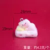 Nova Boneca de Pelúcia de Animalzinho Fofo com Flocagem Tridimensional Corrente para Celular Pingente Chaveiro Pingente de Bolsa Acessórios no Atacado