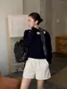 ICCICC Pantalones Cortos de Cuero PU Modernos y Elegantes para Mujer, Nuevo Diseño Otoñal de Línea A, que Cubren la Cadera, Adelgazantes, Casuales tipo Boot Cut 2906