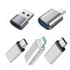 Adaptador C Hembra a Tipo C Macho Usbc a Adaptador para Teléfono Android 0V8 Usba Hembra a Macho Disco U Multi-Interfaz