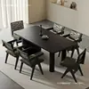 Silla de comedor retro estilo francés, silla de madera maciza con respaldo, silla de ocio estilo nórdico de mediados de siglo para uso doméstico, silla de mimbre estilo Chandigarh
