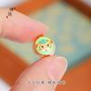 Pu Zuoqiang preservación del color método antiguo arena dorada accesorios DIY bolso de diamantes mariposa espíritu de serpiente tesoro collar pulsera con agujero pasante valiente