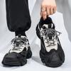 2025 Nuevo Estilo de Verano Malla Transpirable Suela Gruesa Aumentador de Altura Zapatos de Papá Zapatos de Neumático Ligeros y Cómodos Zapatos Deportivos de Suela Suave