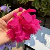Pendientes de Borlas de Pétalos Amarillos Estilo Vacaciones en la Playa para Mujer, Nuevo Estilo de Verano, Atmósfera de Viaje, Pendientes Elegantes, Accesorios para Orejas