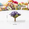 D 4.5cm Cabezas de Flores de Rosa Artificiales Accesorios de Decoración Hechos a Mano Arreglo Floral DIY para Gorra de Graduación Estilo Bosque Materiales Florales Hechos a Mano Flores Artificiales