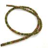 Nova pedra natural 2 * 4mm ábaco contas frisado contas soltas feitas à mão diy pulseira colar brincos joias acessórios atacado