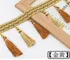 Soporta cortes personalizados 11cm Borlas para cortinas, remates de encaje para cortinas, decoración de bodas, bolas colgantes y colgantes de dos colores