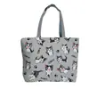 Bolso de Hombro Nuevo Estampado, Bolso de Lona para Mujer de Mano, Bolso Tote Estilo Coreano de Gran Capacidad, Bolso Artístico para Estudiante