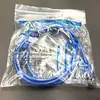 Cable de extensión USB de cobre transparente azul, macho a hembra, línea de datos con anillo magnético blindado 0.3 metros 1.5 metros 3 metros 5 metros 1