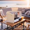 Babbidge Estufa de Exterior Estufa de Gas Estufa de Cartucho Cortavientos Cubierta a Prueba de Viento Estilo Camping Anillo Quemador de Estufa de Gas Cortavientos