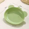 Prato de Porcelana Ursinho para Ossos Bandeja de Armazenamento para Mesa de Jantar em Casa Estilo Ins Luxo Leve Prato para Lanches Petiscos Pequenos Bolo Frutas
