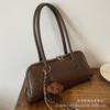 Bolso de Mano Pequeño Vintage para Mujer, Nuevo Bolso de Hombro/Axila de Nicho Otoño e Invierno 2026, Bolso de Mano de Alta Gama, Bolso Baguette