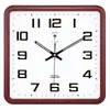 Reloj de Pared Cuadrado para Sala de Estar Silencioso Reloj Electrónico Moderno Casual de Moda Calendario Doméstico Creativo Reloj de Cuarzo