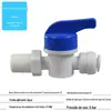 Conector rápido para purificador de água 2 pontos 3 pontos conversão máquina de água pura conexões de tubo de água conector rápido roscado atacado válvula de esfera de três vias