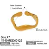 Anillo Abierto Geométrico de Lujo de Nicho Transfronterizo Acero Inoxidable Chapado en Oro Estilo Ins Diseño Personalizado Anillo Versátil