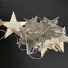 2.4m Laser Disco Estrela de Cinco Pontas Espelho Arte Latte Dourado e Prateado Estrela de Cinco Pontas Aniversário Decoração Pingente Arte Latte