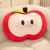 Linda Almohada de Peluche Abrazable de Frutas, Figura de Juguete de Peluche de Carambola y Cereza, Muñeca Roja, Regalo de Navidad para Niños, Año Nuevo