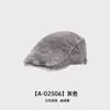 Gorra de Invierno para Hombre de Pana de Algodón Puro Lavada con Visera Boina Retro Casual para Mujer Gorra de Noticias Británica