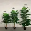 Plantas Verdes Artificiais com Vasos para Decoração de Paisagismo, Incluindo Palmeira Areca, Lírio da Paz, Costela de Adão e Jiboias, Altamente Realistas