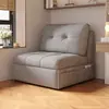 Sofá Cama Crema Estilo Apartamento Pequeño Multifuncional Doble Uso Sala de Estar Celebración en Internet Mismo Estilo Telescópico Balcón Individual Plegable Sofá