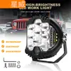 5 pulgadas - Luz de Trabajo Luminosa LED Lateral de Tres Lados, Distribución en Almacenes de Ultramar de EE. UU., Británicos y Australianos, Dropshipping, Exclusivo para Suministro Transfronterizo