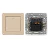 Comércio exterior 82 padrão padrão europeu soquete 16A 220V alemão padrão europeu tomada de parede pintura ouro pc painel certificação CE