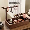 Soporte de Exhibición para Pulseras Soporte de Escritorio para Joyería Soporte de Cuerda para Colgar Juguete de Pulsera de Cristal Soporte para Colgar Relojes y Joyas Estante de Almacenamiento para Llaves de Entrada