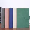 Cuaderno estilo business tamaño A5 de piel sintética, personalizable con logo y hebilla, adecuado para reuniones de oficina y toma de notas, un artículo de regalo elegante