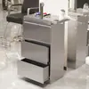 Armário de Ferramentas de Aço Inoxidável para Barbearia, Armário de Armazenamento para Salão de Beleza Salão de Cabeleireiro, Carrinho para Cabeleireiro Cabeleireiro
