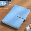 Caderno de Reunião de Escritório em Couro PU com Fecho, Logo Personalizável, Estilo Fecho