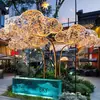 Luces de Paisaje con Forma de Nube para Exteriores, Luces LED Creativas con Nubes Fluyentes Brillantes para Proyectos de Iluminación en Zonas Escénicas, Parques y Barrios