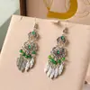 Acessórios Estilo Vintage 2026 Brincos em Camadas com Detalhes em Strass Brincos de Yunnan Pequenos Médios Curtos Tarraxas Auspiciosas para Mulheres