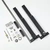 Cerradura de Puerta Cortafuegos 304 Ignífuga de Apertura Simple/Doble con Alarma, Juego Completo de Cerraduras para Puertas Cortafuegos, Cerradura de Puerta de Escape con Barra de Empuje Superior e Inferior