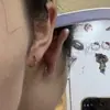 Pendientes de aleación de titanio F136/acero de titanio tipo D, aro simple para el lóbulo de la oreja, aro para el cartílago de la oreja, clavo para el cartílago de la oreja, aro cerrado, aro para la nariz, aro para el labio, perforación