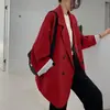 Blazer para Mujer 2026 Primavera y Otoño Nueva Moda Estilo Coreano Corte Holgado Preppy Chaqueta de Traje Top de Moda