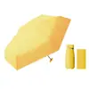 Paraguas de Tarjeta con 40% de Descuento Mini Portátil Negro Recubierto Sombrilla de Bolsillo Protección UV 40% de Descuento Sombrilla Solar