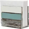 Caja de servilletas gris antigua, estante de almacenamiento para artículos del hogar, caja organizadora y de almacenamiento para escritorio